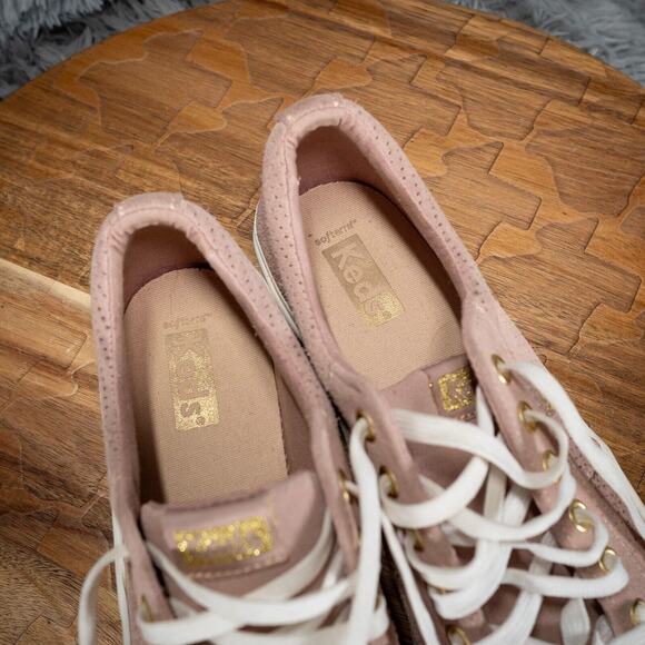 Keds Jump Kick Duo Lace Up, Sneaker Women’s, Light Pink Suede Size 7.5 M - Picture 7 of 10